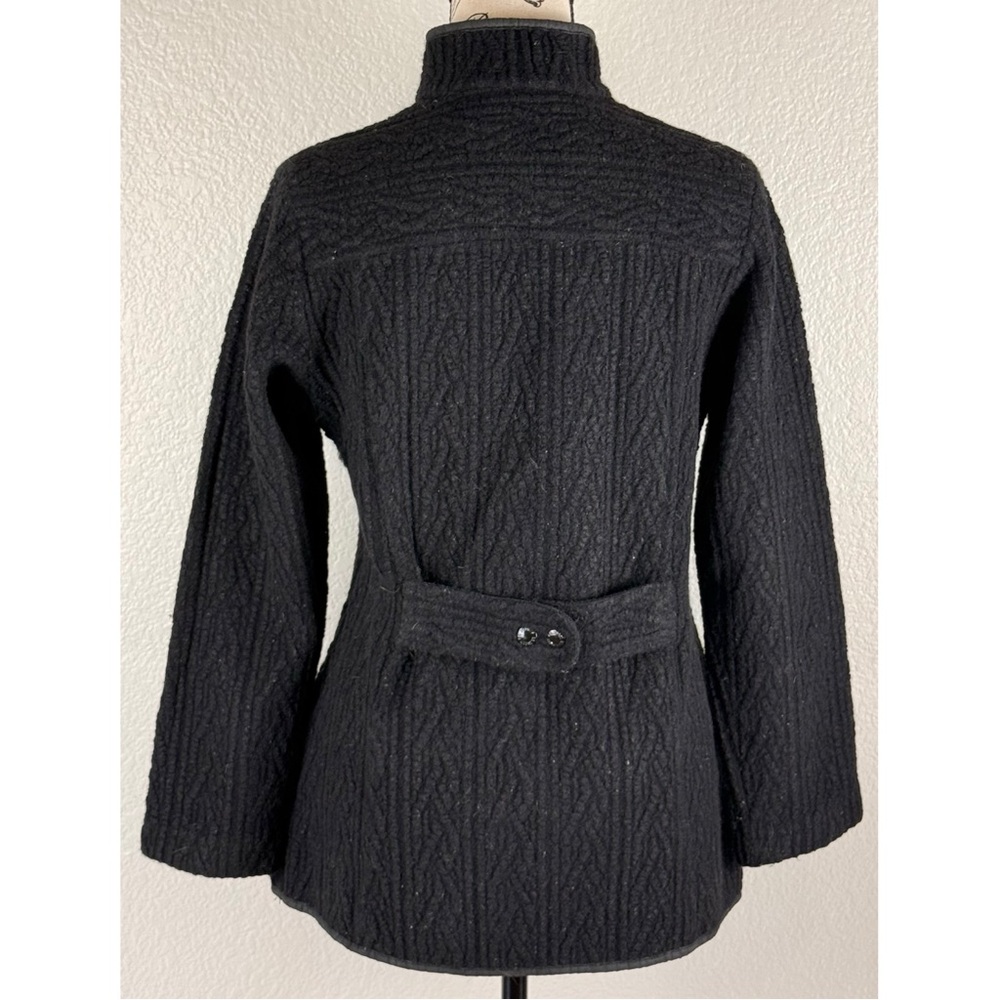 Filson Women's Black Wool Blend Zip Up Jacket, size Small - Picture 4 of 10